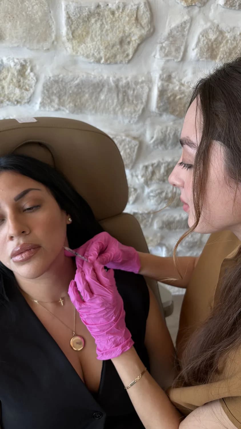 Harley administering Botox injection at Rituel Med Spa Phoenix